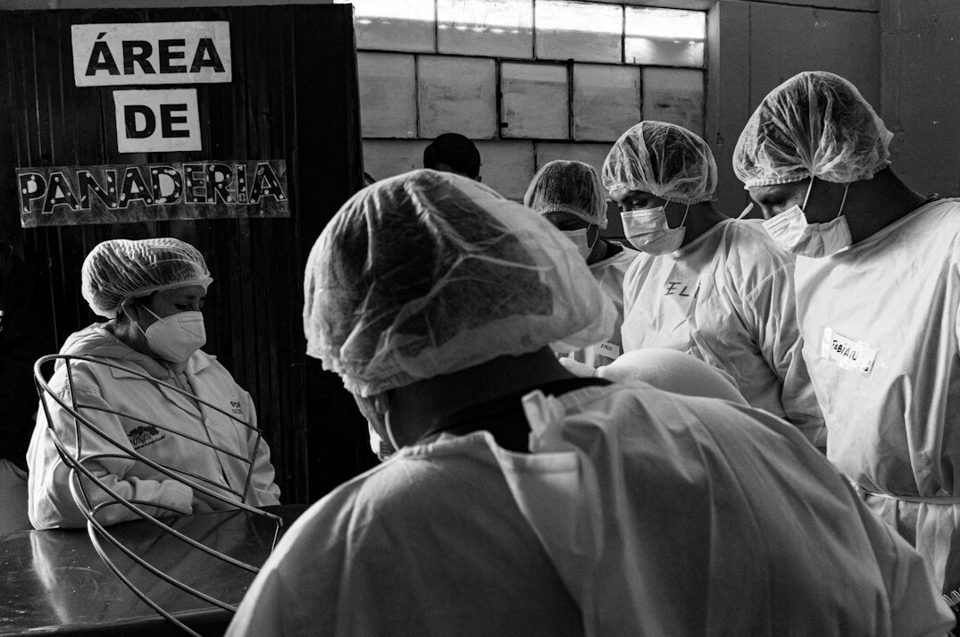 Group of healthcare professionals attending a training seminar