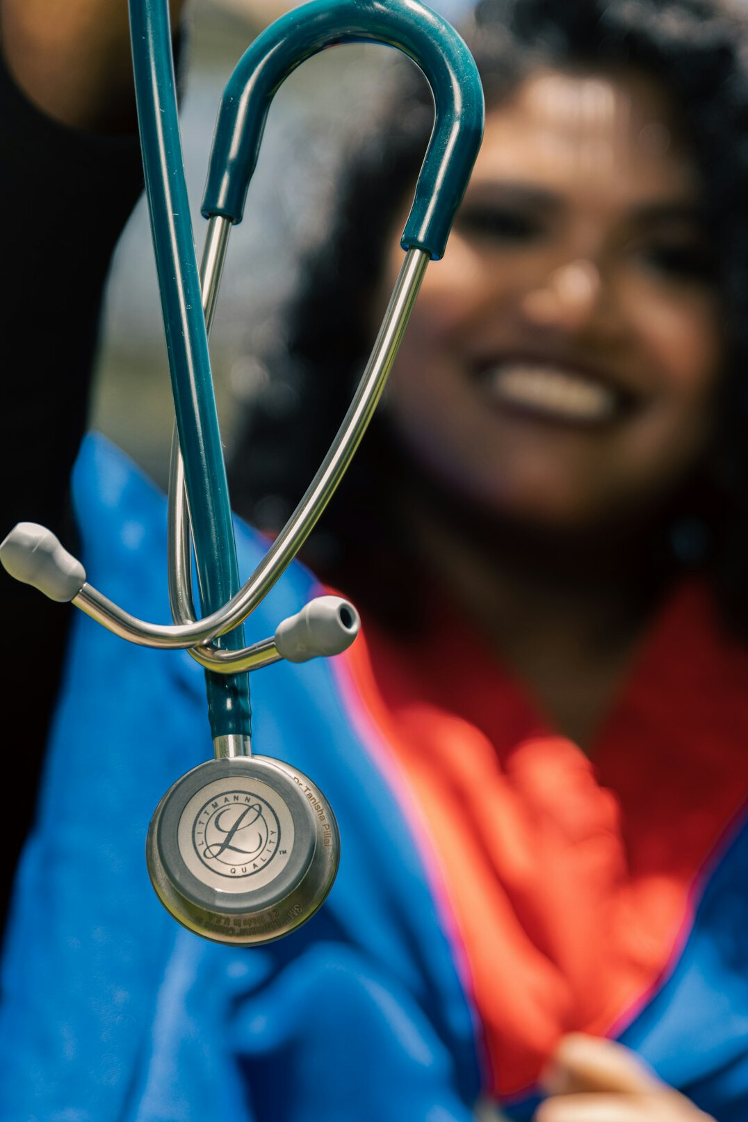Portrait of a young woman nurse educator smiling