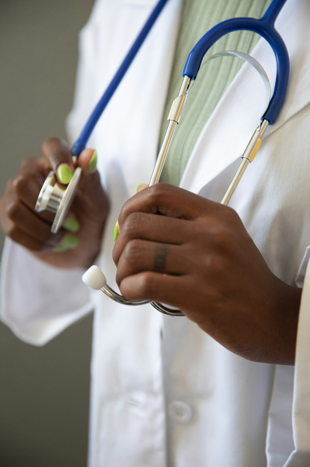 doctor in white coat