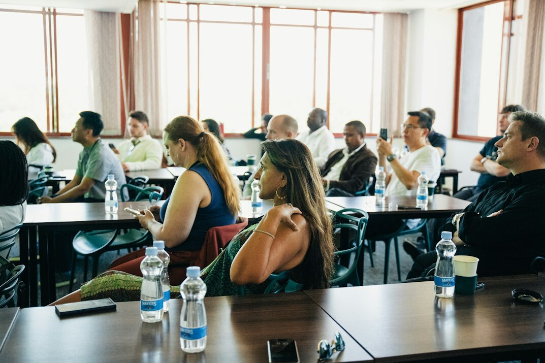 group of doctors in seminar