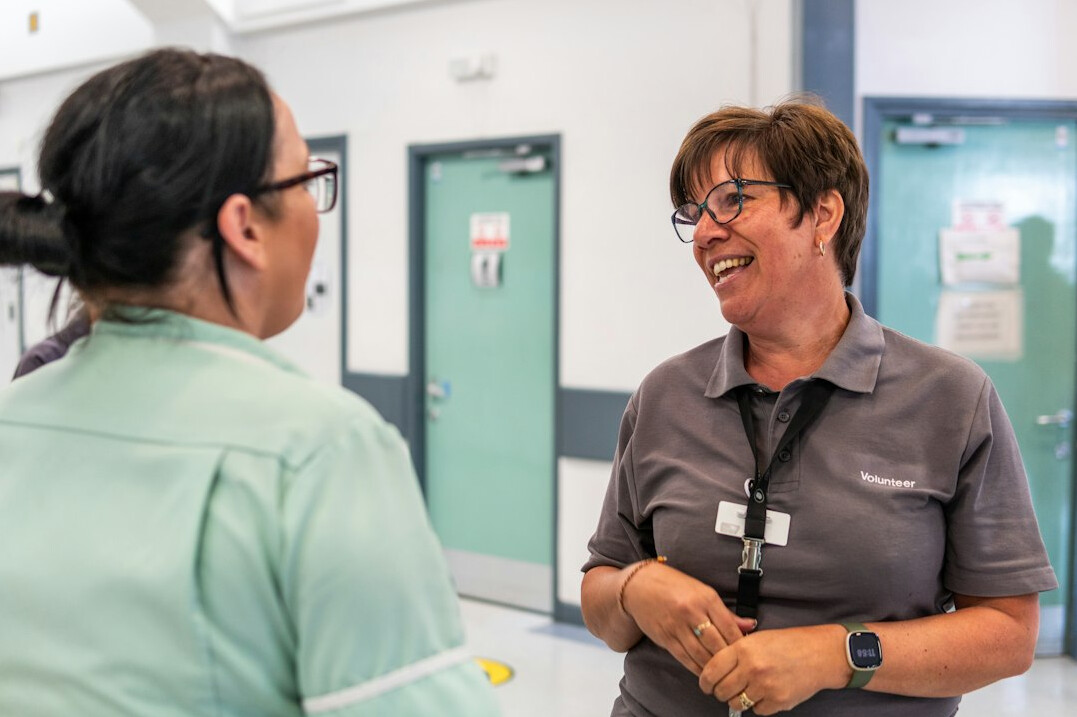 nurse with elderly patient