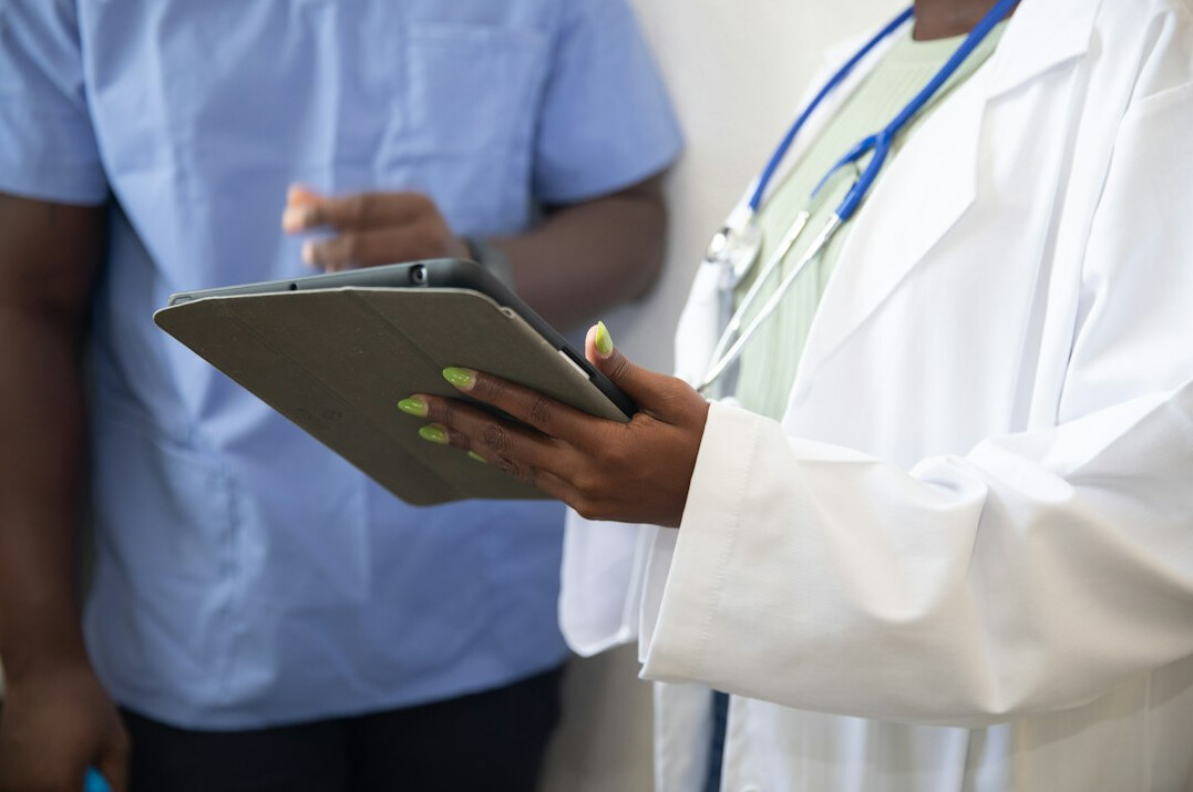 team of doctors discussing